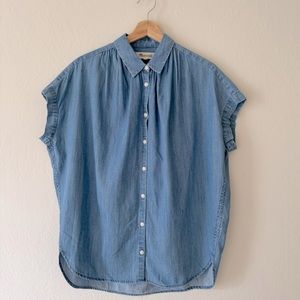 Madewell sleeveless shirt for SALE!